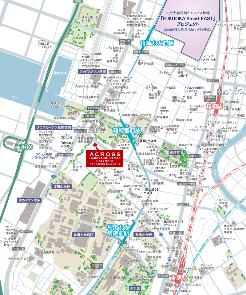 現地周辺地図