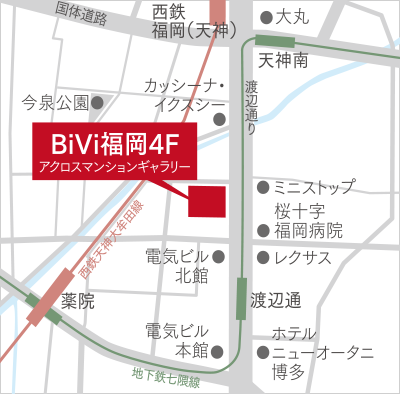 アクロスマンションギャラリー案内図