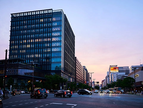 渡辺通(夕方)